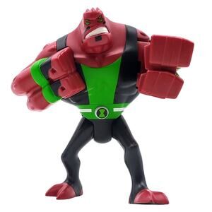 Ben 10 Four Arms Action Figure Toy 6" Bandai Punching 2014 Working Fourarms
